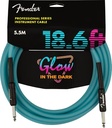 FENDER PROFESSIONAL GLOW-IN-THE-DARK CABLE – 18.6 FT AZUL 0990818108