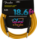 FENDER PROFESSIONAL GLOW-IN-THE-DARK CABLE – 18.6 FT  ORANGE 0990818113