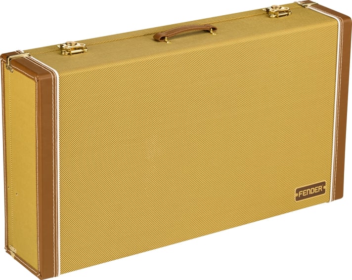 PEDALBOARD FENDER TWEED CASE 0996106502 – Estuche de Pedalera Clásico con Acabado Tweed y Forro Rojo
