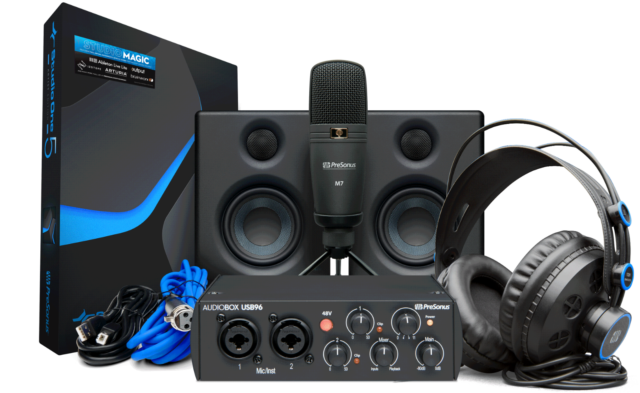 BUNDLE PACK INTERFAZ PRESONUS AUDIOBOX USB 96K 25TH ANNIVERSARY 2777700102