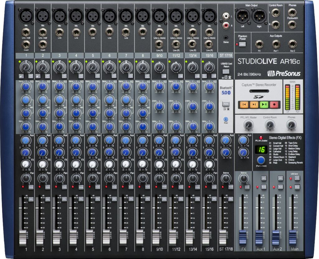 MEZCLADORA ANALOGA PRESONUS STUDIOLIVE AR16C 2779200102