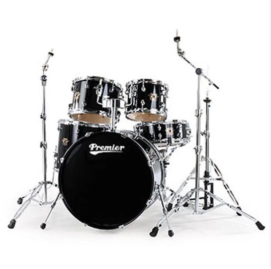 BATERIA PREMIER C/STANDS NEGRO 77590SETBSL