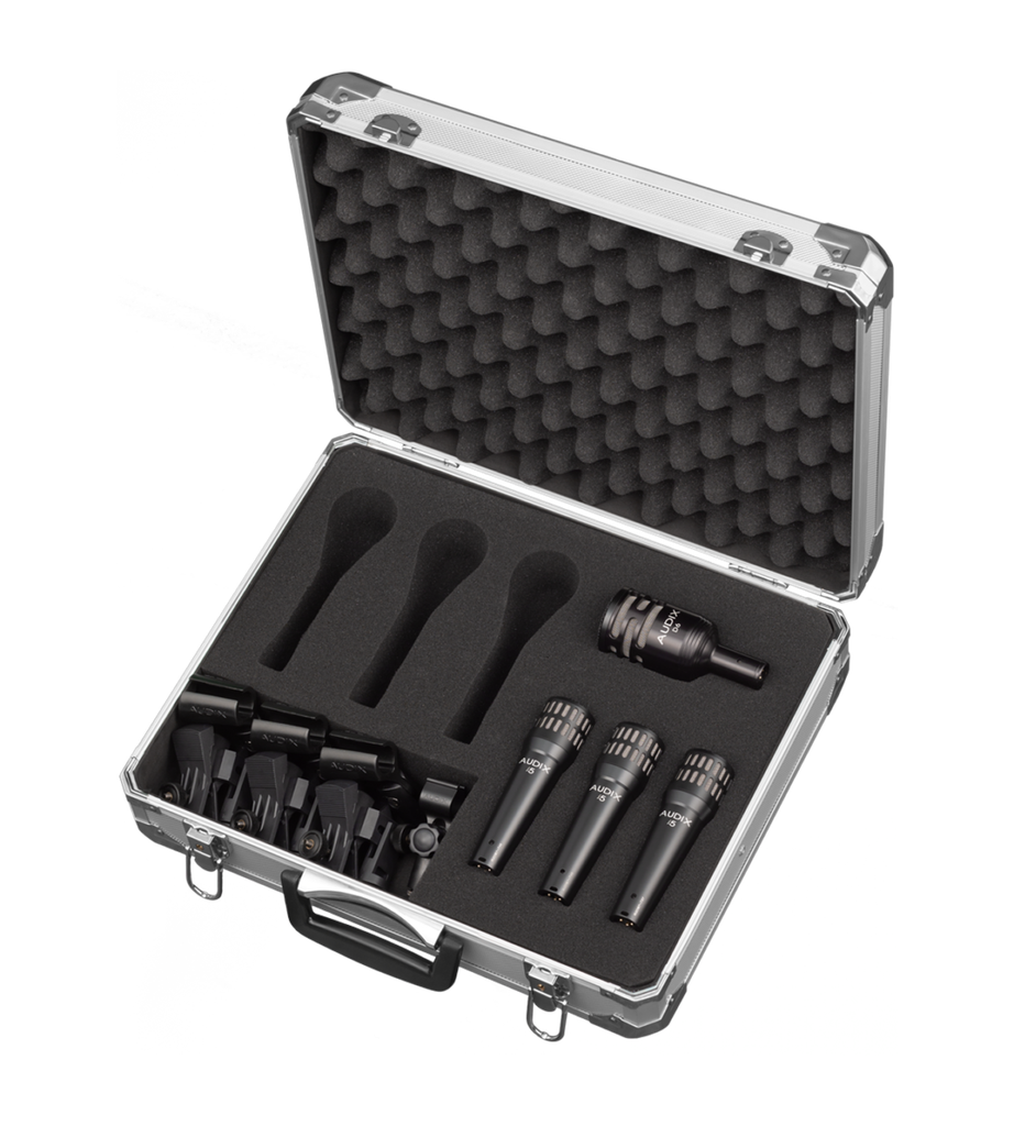 JUEGO DE MICROFONOS AUDIX CON 4 PIEZAS PARA BATERIA DP4