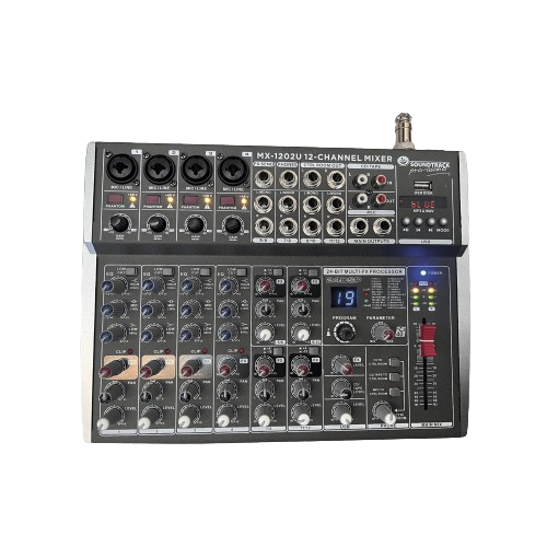MEZCLADORA PASIVA SOUNDTRACK 12 CANALES MX-1202U