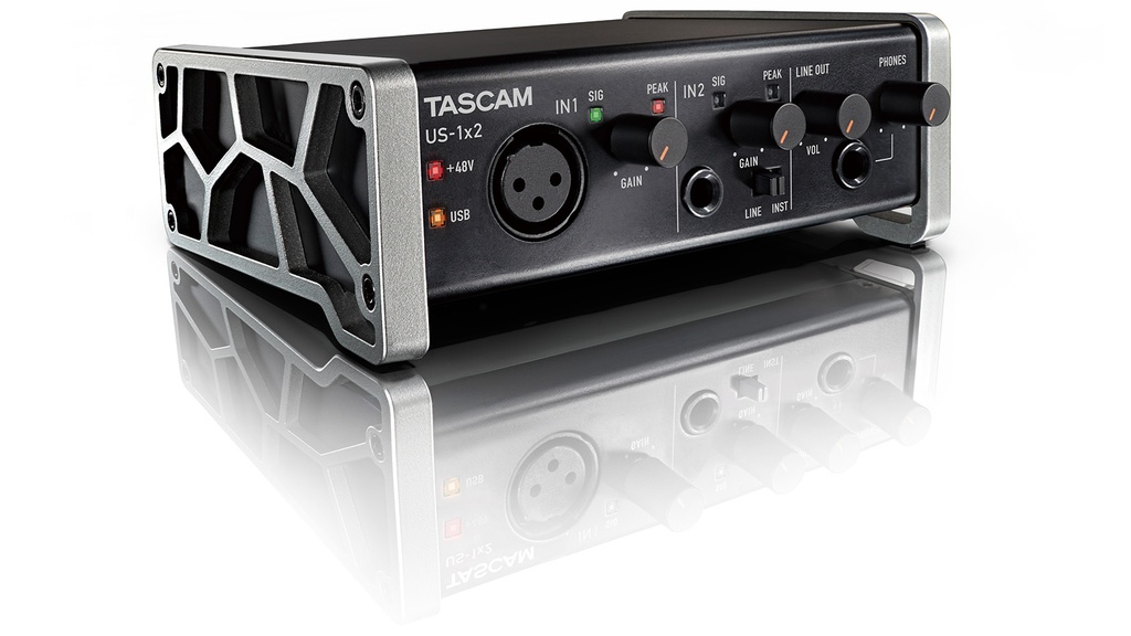 INTERFACE USB TASCAM 1X2 CANALES US-1X2
