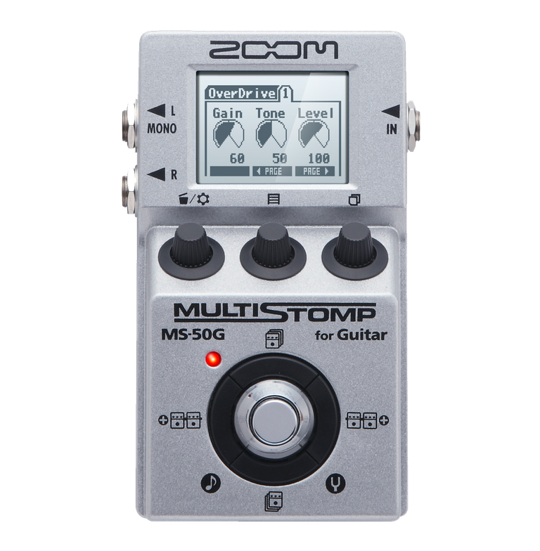 PEDAL PARA GUITARRA ZOOM DE EFECTOS MODELADOR DE AMPLIS ZMS-50G