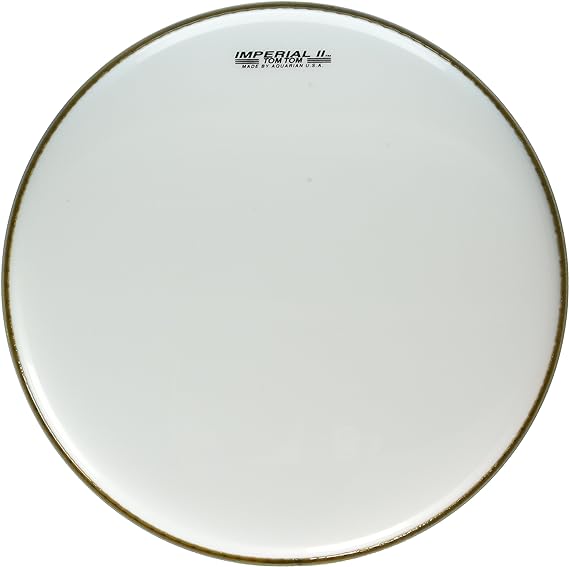 PARCHE 14" AQUARIAN SERIE IMPERIAL II AQUARIAN MARCHING BLANCO MI-II14W