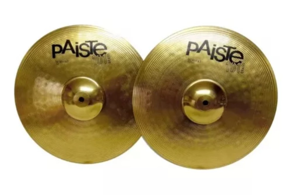 PLATILLOS PAISTE PAQ 14" HI-HAT 18" CRASH 101 BRASS ESSENTIAL 014ES14