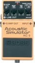 PEDAL BOSS DE EFECTOS ACUSTIC SIMULATOR AC-3