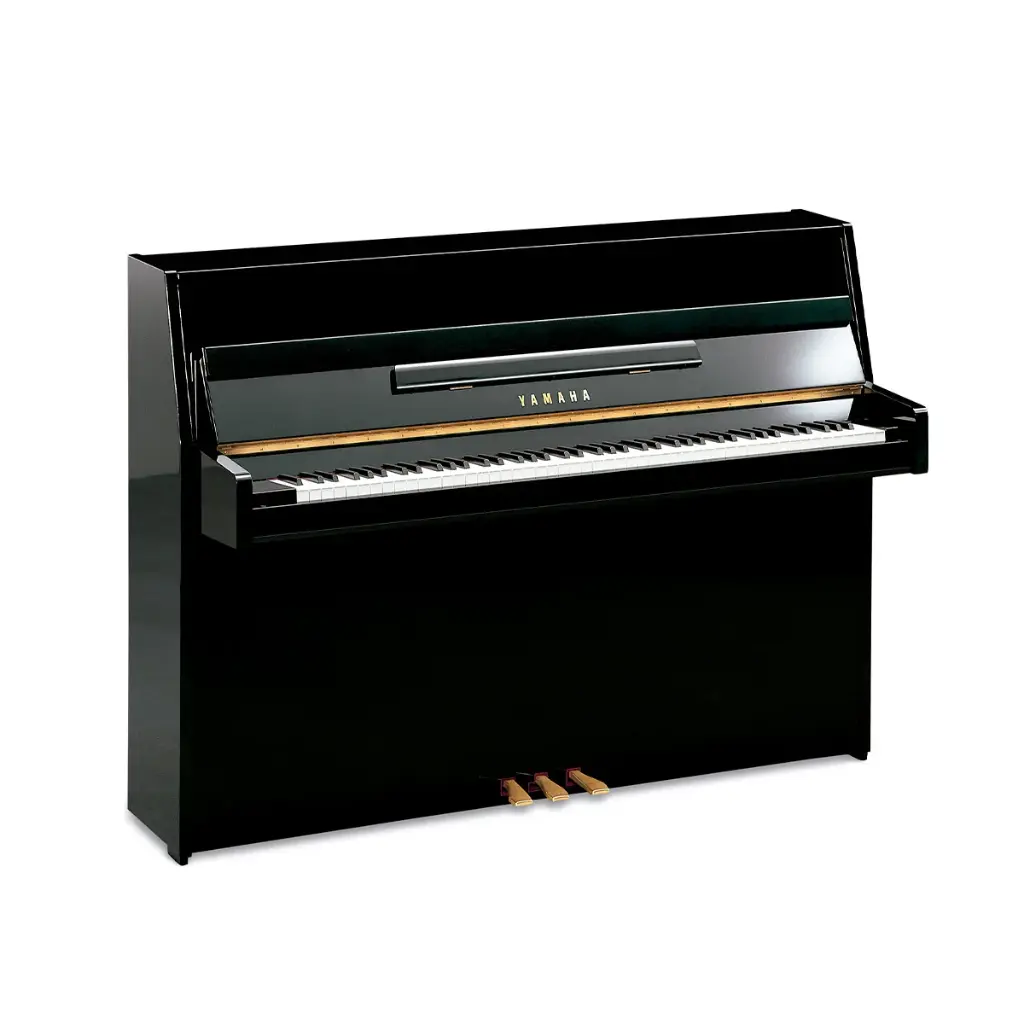 PIANO VERTICAL YAMAHA CON BANCO NEGRO JU109PE