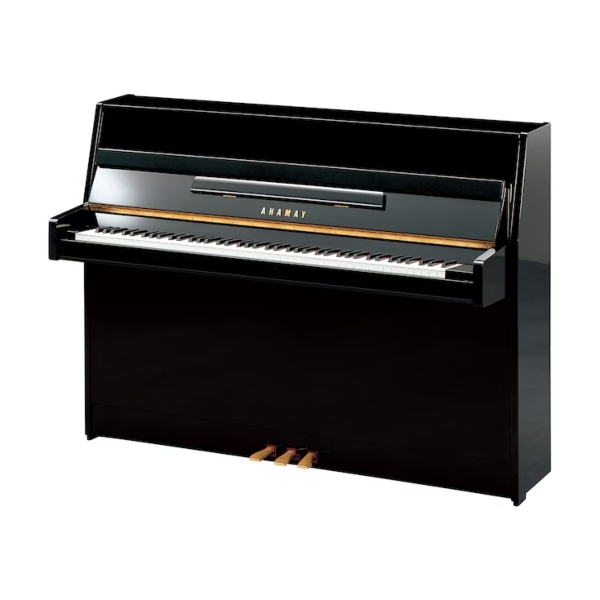PIANO VERTICAL YAMAHA CON BANCO NEGRO JU109PE