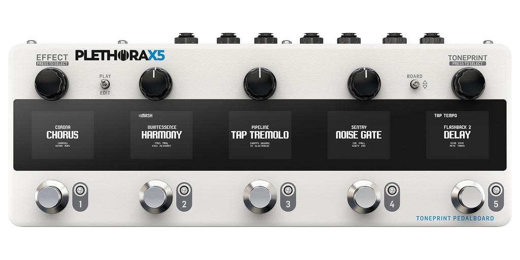 PROCESADOR TC ELECTRONIC PARA GUITARRA PLETHORA X5