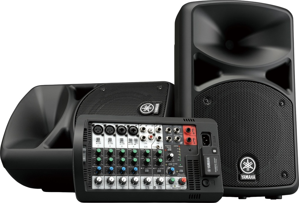 SISTEMA YAMAHA STAGE PASS DE AUDIO PORTATIL 400W STGPS400BTSET