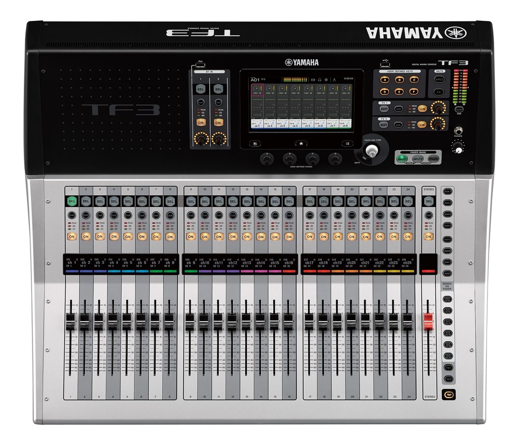 CONSOLA DIGITAL YAMAHA 24CH 25 FAID TF3