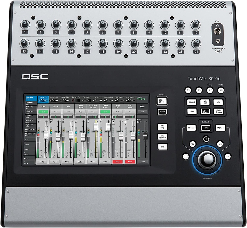 TOUCHMIX30 MEZCLADORA DIGITAL DE 30 CANALES TouchMix-30 QSC