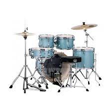 BATERIA MAPEX VENUS AQUA BLUE SPARKLE DE 5 PIEZAS VENUS VE5294FTC-VJ