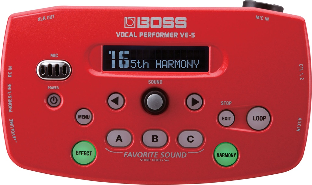 PROCESADOR BOSS PARA VOZ VE-5 -RD