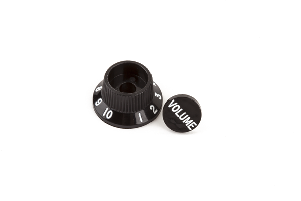 BOTÓN Y TAPA FENDER DE PLÁSTICO NEGROS PAR 0059267029