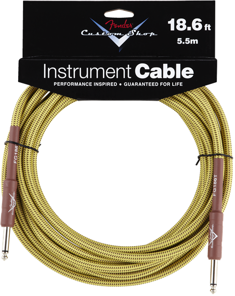 CABLE FENDER CUSTOM SHOP TWEED PARA INSTRUMENTO 5.5M 0990820030