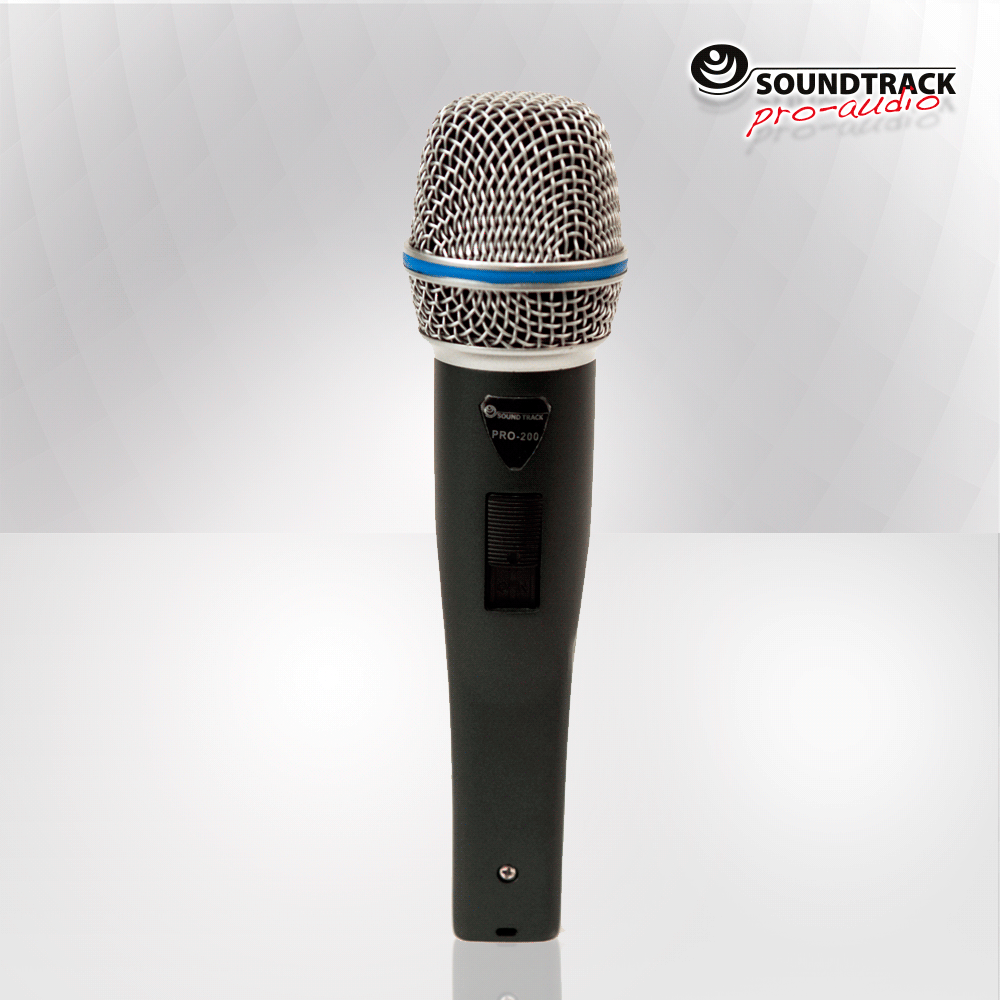 PRO-200 MICROFONO DINAMICO SOUNDTRACK METAL 