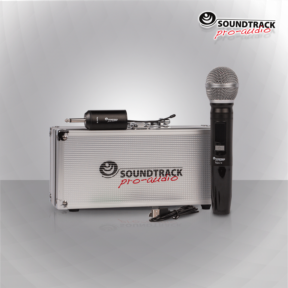 RAPTOR 10 MICROFONO SOUNDTRACK UHF, RECARGABLE RAPTOR-10