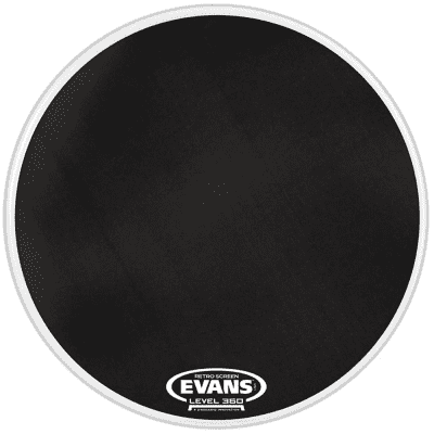 PARCHE EVANS 22" RETRO SCREEN NEGRO BD22SCR