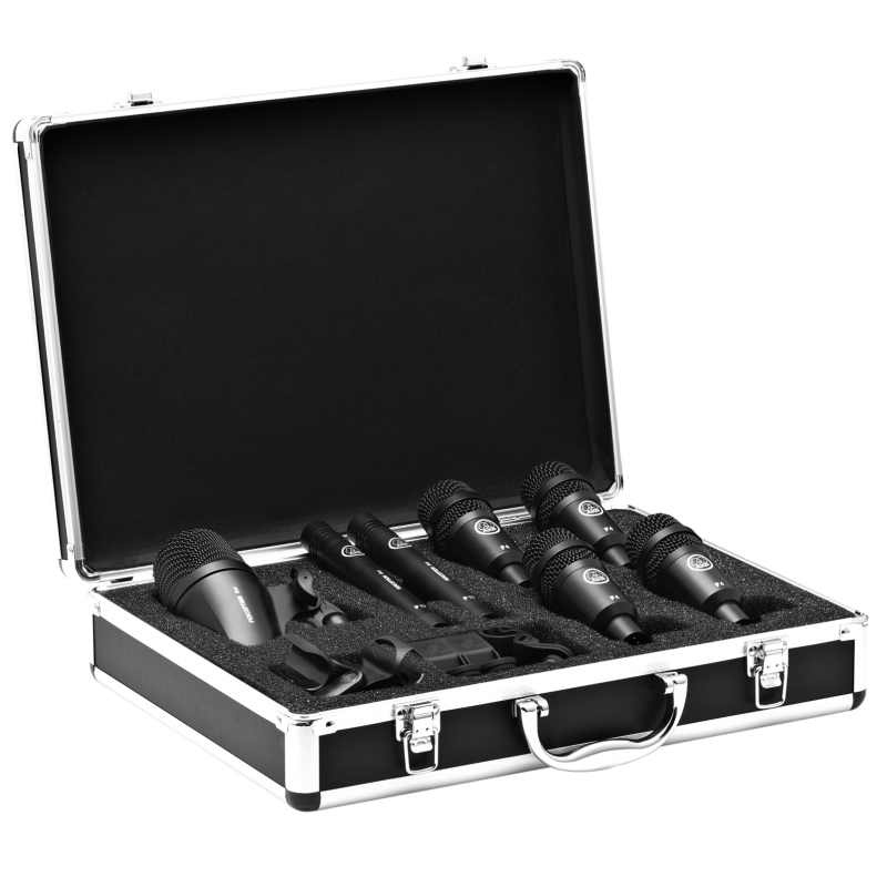 MICROFONOS AKG P/BATERIA PAQ 7 PZAS 2581H00150 DRUM SET SESSION