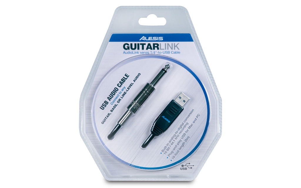 CABLE ALESIS GUITAR LINK PLUG-USB GUITARLINK