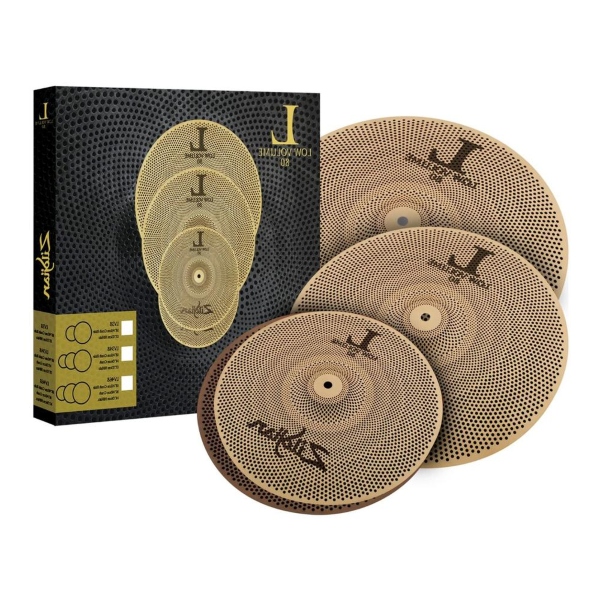 PAQUETE DE PLATILLOS DE BAJO VOLUMEN ZILDJIAN 14" 16" 18" L80 LV468