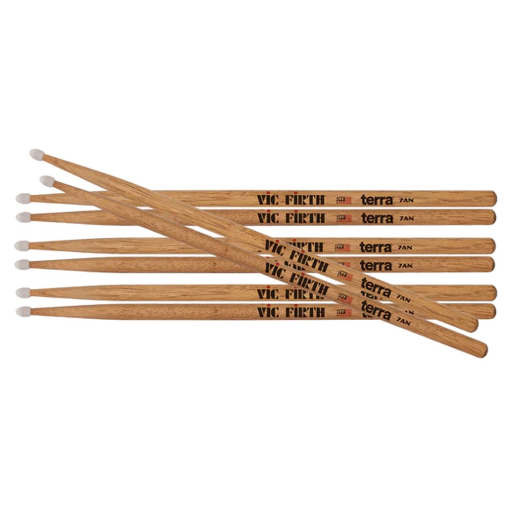 BAQUETAS VIC FIRTH 7AN TERRA SERIES P7ATN4PK