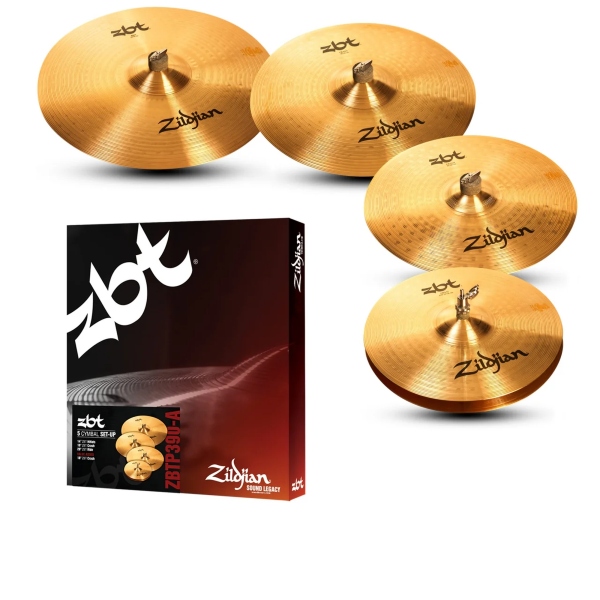 PAQUETE DE PLATILLOS ZILDJIAN 14"16"20"+18" ZBTP390A