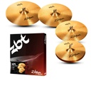 PAQUETE DE PLATILLOS ZILDJIAN 14"16"20"+18" ZBTP390A
