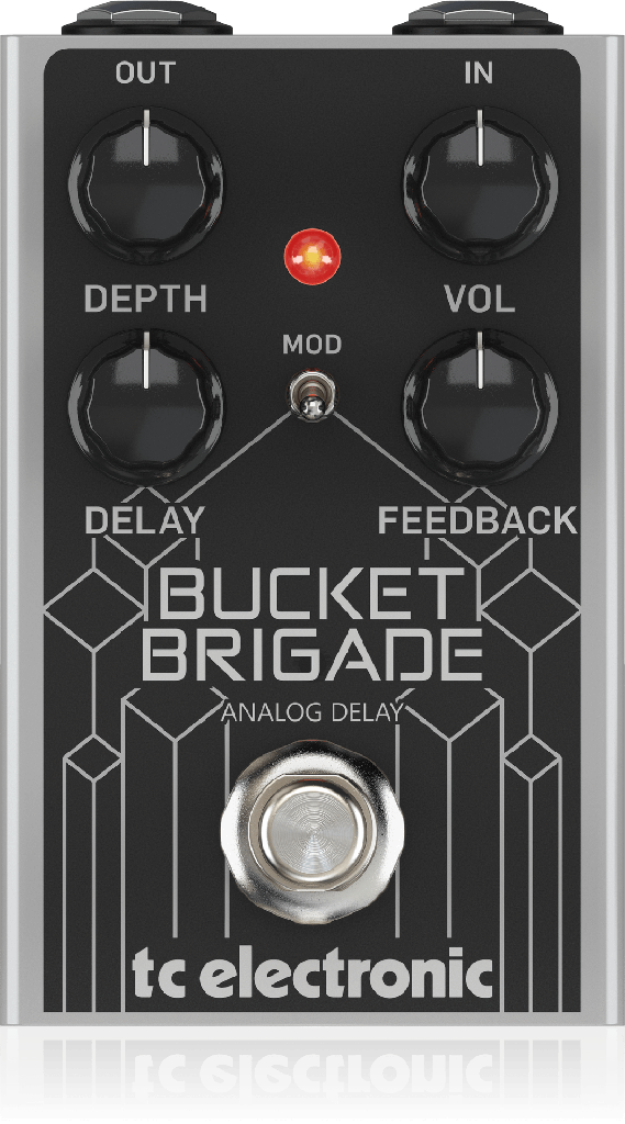 BUCKEBRAN PEDAL TC ELECTRONIC PARA GUITARRA  BUCKET BRIGADE ANALOG DELAY
