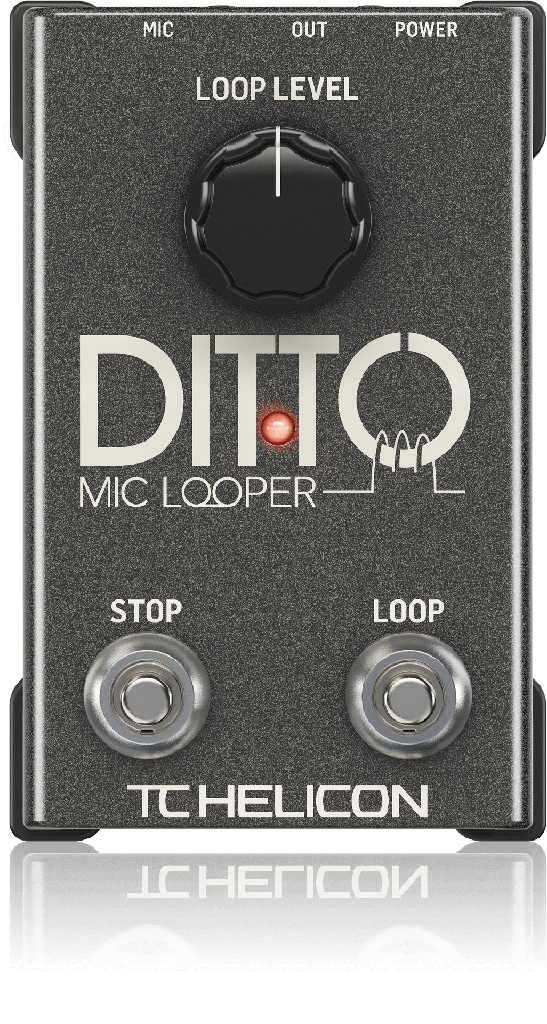 PEDAL TC HELICON PARA MICROFONO DITTO MIC LOOPER