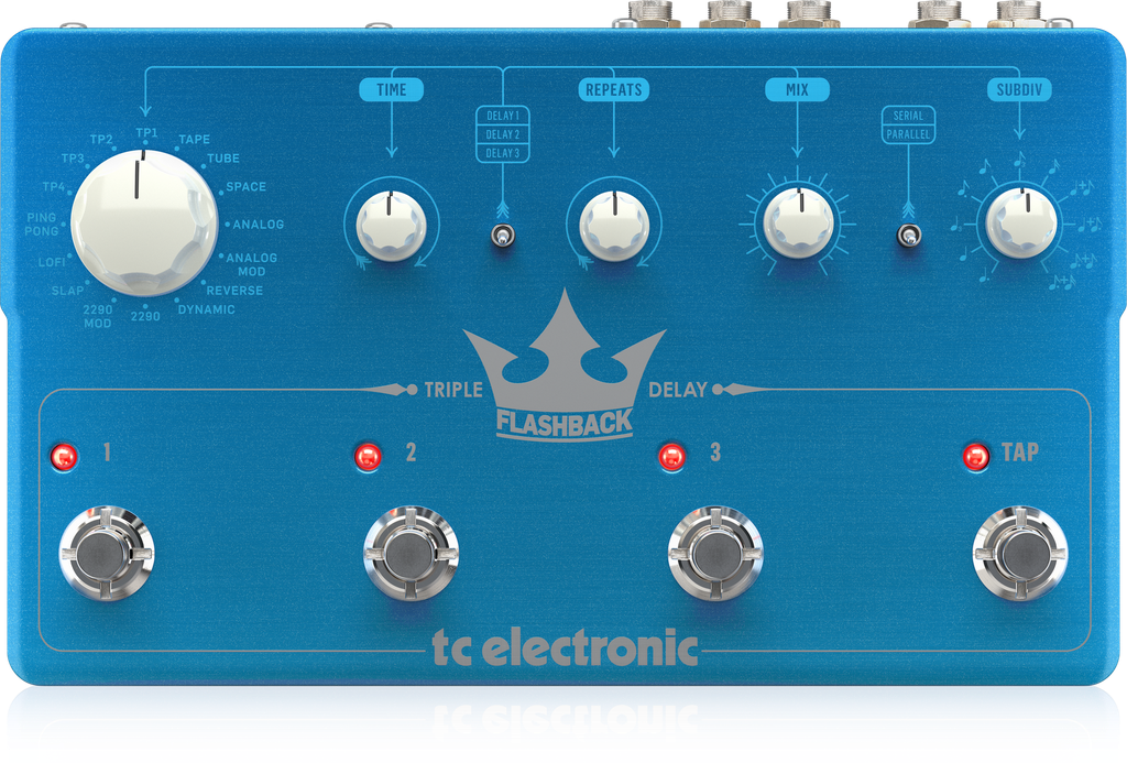 PEDAL TC ELECTRONIC PARA GUITARRA FLASHBACK 3 DELAY
