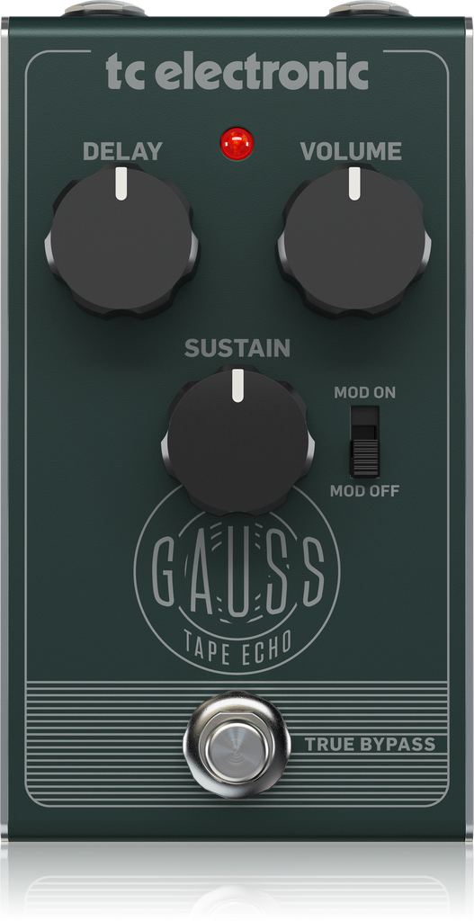 GAUSTECHO PEDAL TC ELECTRONIC PARA GUITARRA GAUSS TAPE ECHO