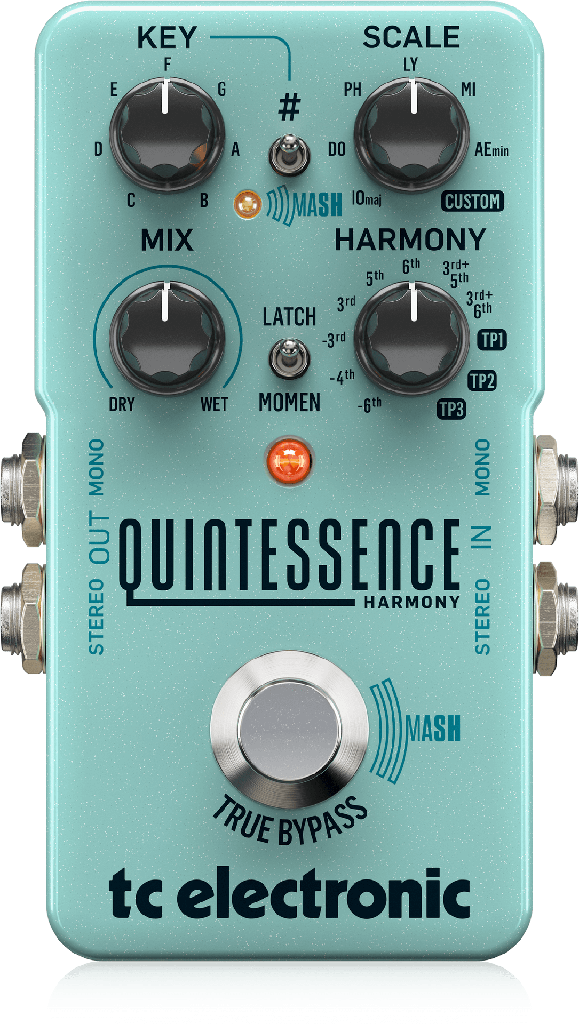 PEDAL TC ELECTRONIC PARA GUITARRA QUINTESSENCE HARMONY