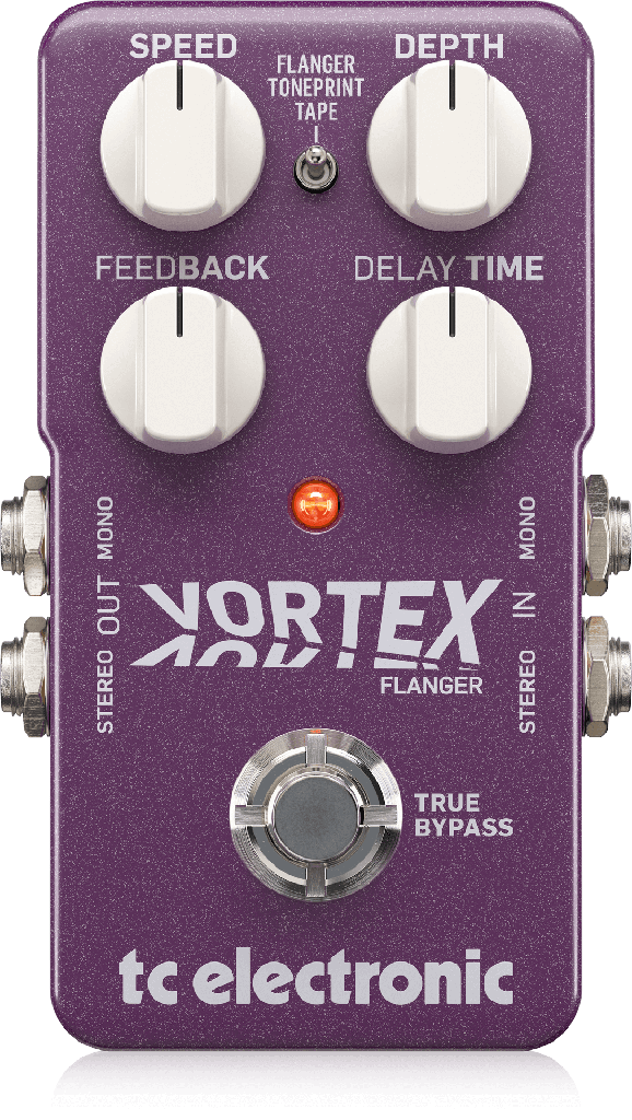 PEDAL TC ELECTRONIC PARA GUITARRA VORTEX FLANGER