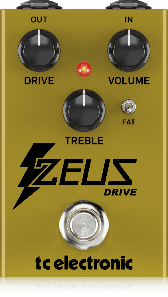 PEDAL TC ELECTRONIC PARA GUITARRA ZEUS DRIVE OVERDRIVE