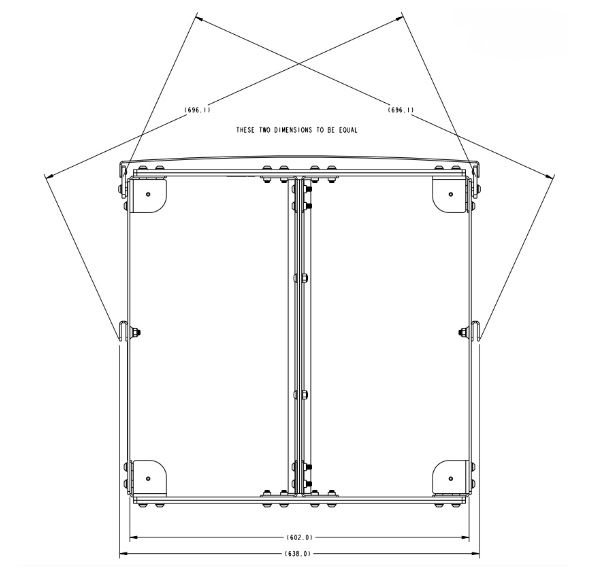 FBX100 BASE EAW PARA SUSPENSIÓN LINEAL FBX100