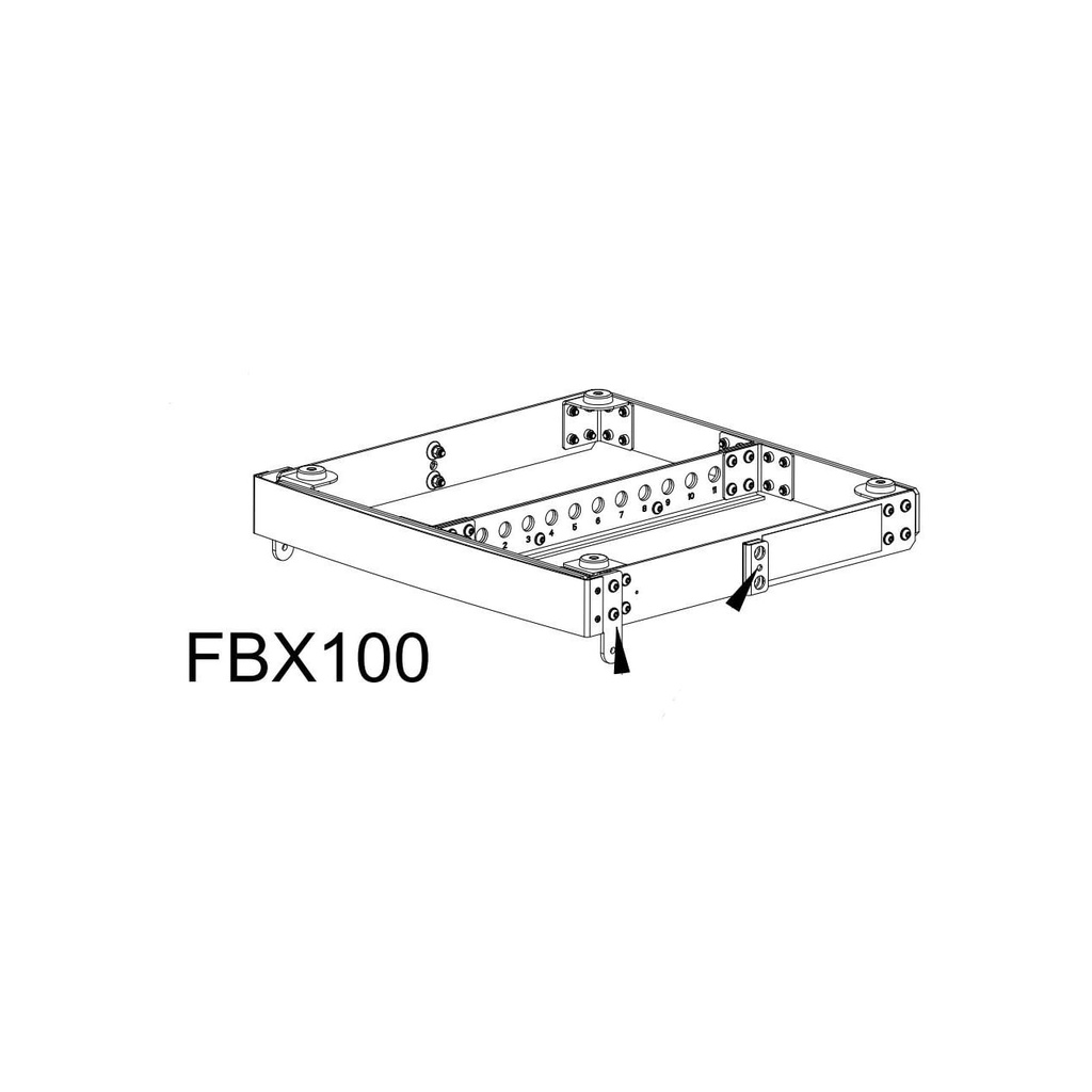 FBX100 BASE FLYBAR EAW PARA RSX208L