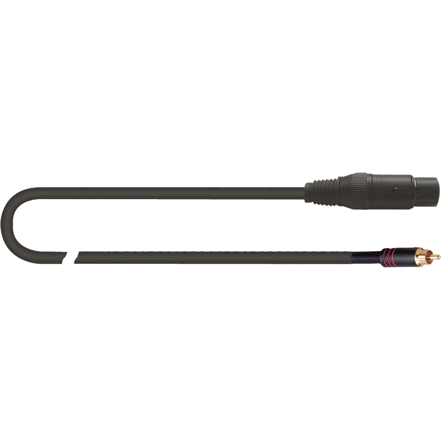 CABLE QUIKLOK PARA MICRÓFONO XLR/XLR MCR/611K-6BK