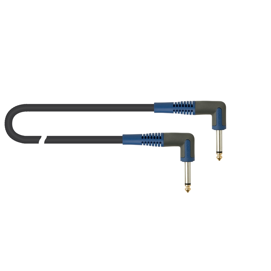 RKSI/207-1Cable Para Instrumento En Angulo Plug A Plug 6.3 Mono Quiklok  