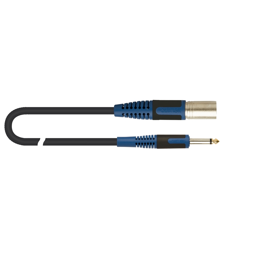 RKSM/310-3 Cable Para Micrófono Xlr Macho A Plug 6.3 Mono Quiklok 