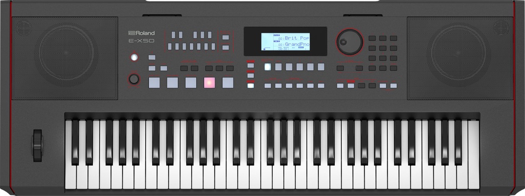 E-X50 ROLAND  – TECLADO ARRANGER DE 61 TECLAS CON BLUETOOTH