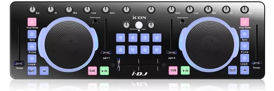 IDJ CONTROLADOR MIDI PARA DJ ICON