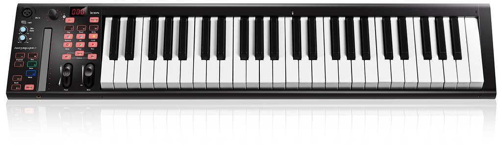 TECLADO CONTROLADOR ICON MIDI USB IKEYBOARD 5S