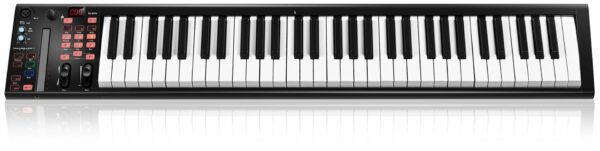 TECLADO CONTROLADOR ICON MIDI USB IKEYBOARD 6S