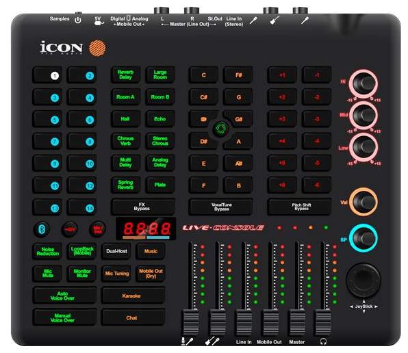 CONSOLA IconDE TRANSMISIÓN PORTÁTIL LIVE CONSOLE