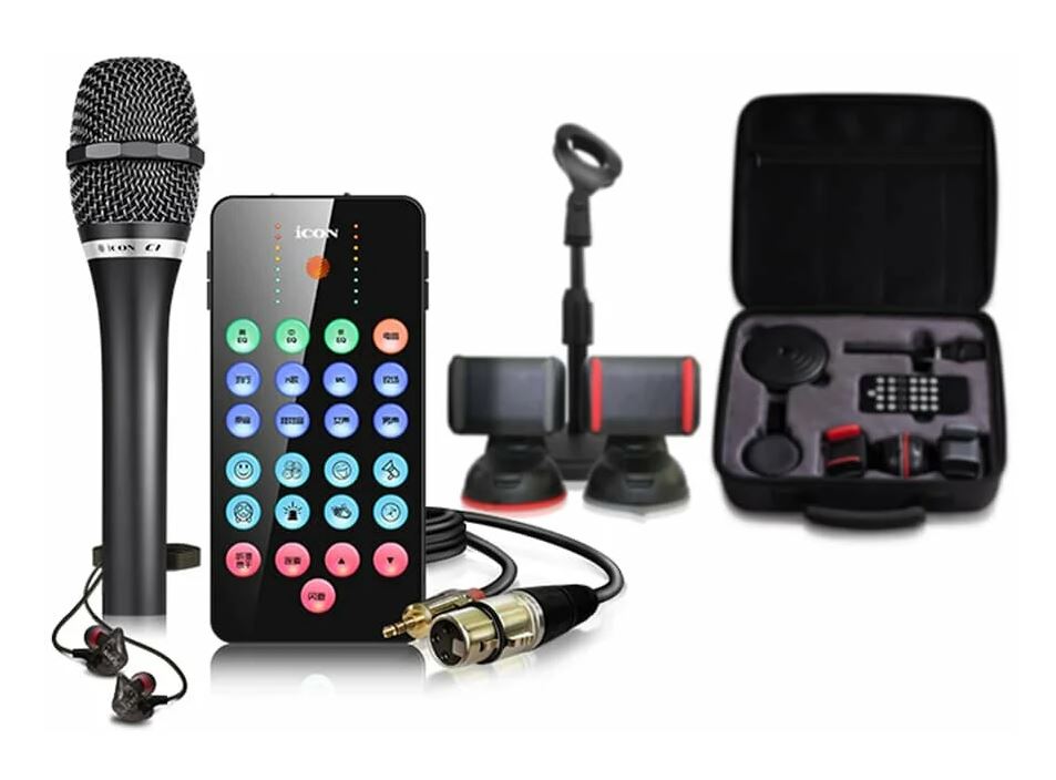 PAQUETE IconDE TRANSMISIÓN PORTÁTIL LIVEPOD PLUS + C1